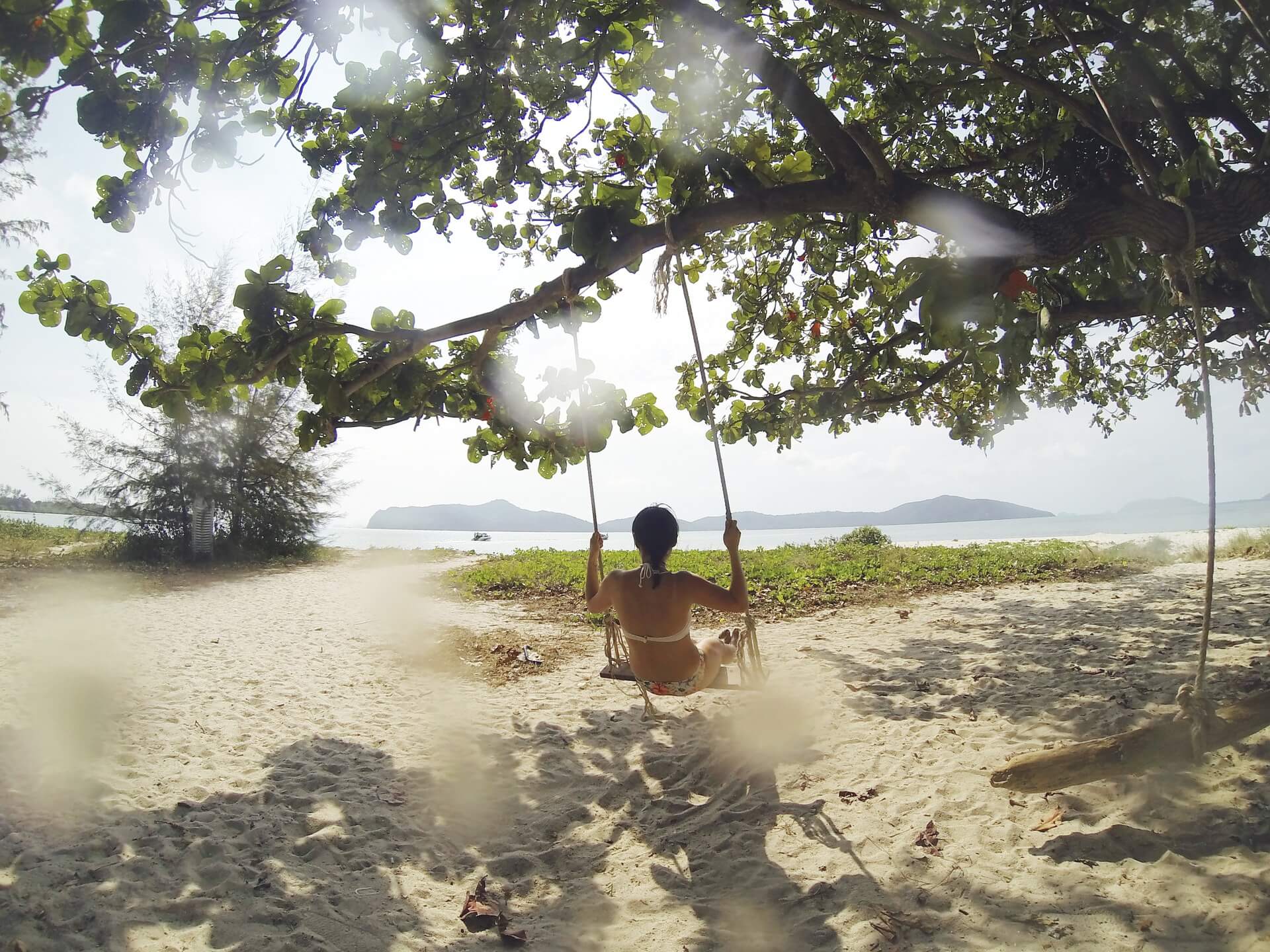 female leader quotes tropical beach
