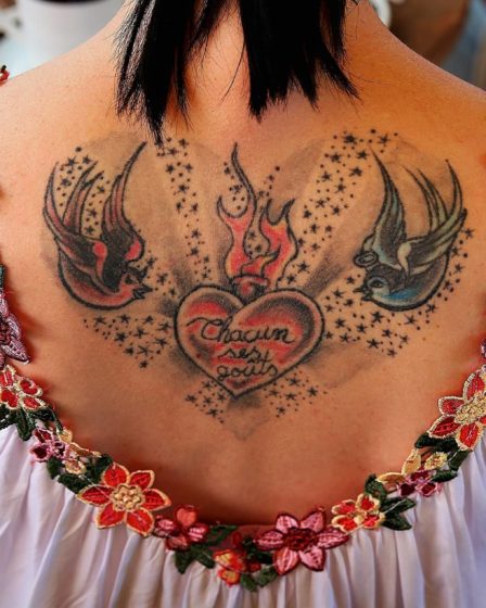 happiness quotes woman tattoo