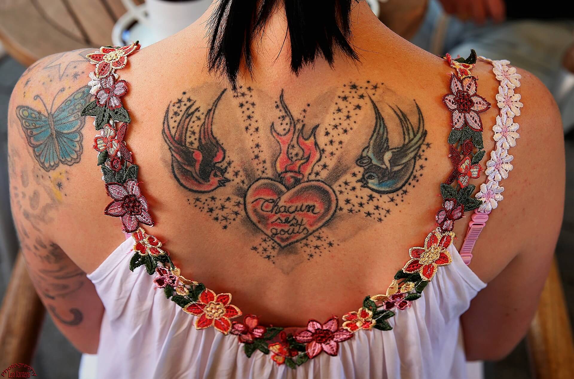 happiness quotes woman tattoo