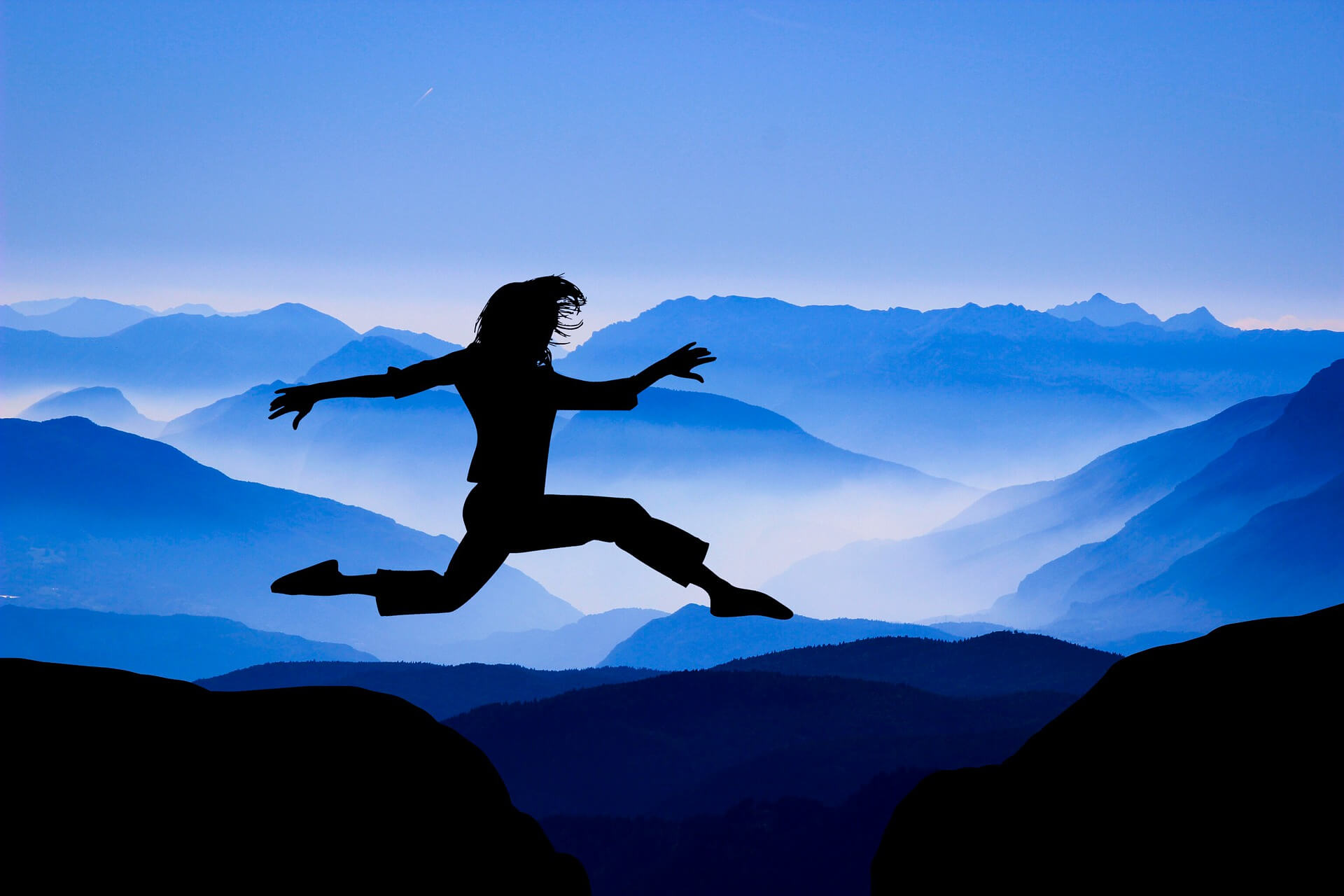 strong women quotes woman jumping over mountain